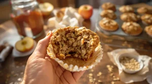 Fini le beurre dans mes gâteaux : je le remplace par cet ingrédient du placard pour des muffins avoine-pomme moelleux