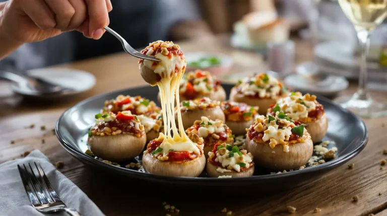 « Je n’achète plus de feuilletés » : cette astuce transforme mes champignons en bouchées apéro en 10 minutes